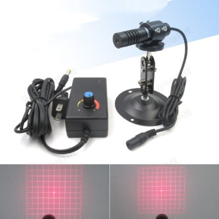 10x10=100 Grids Dot matrix Effect Red Green Blue laser module Adjustable line width laser positioning light